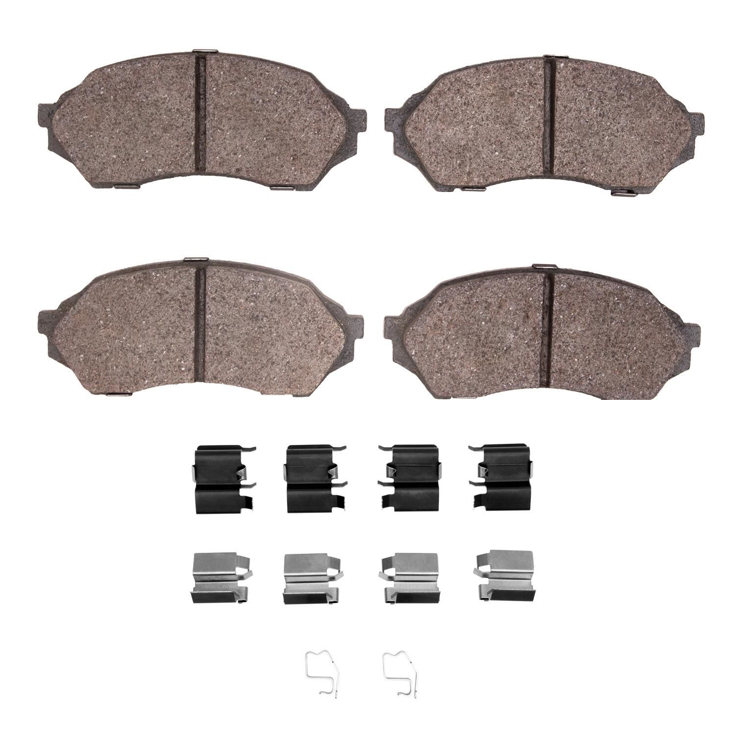R1 Concepts Halbmetallische Bremsbeläge Vorne – Kupferfrei, Langlebig, Modell 2311-1078-00