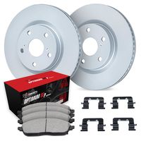 R1 Concepts Performance Brake Pads Rotors Kit WDUH1-59123 for Honda S2000