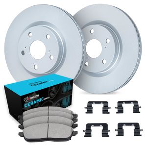 2 Front Dsc Brake Rotors for Toyota Hlux VZN167 VZN172 V6 3.4L 2002