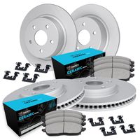 R1 Concepts Performance Brake Pads Rotors Kit WDWH2-59018 for Honda S2000