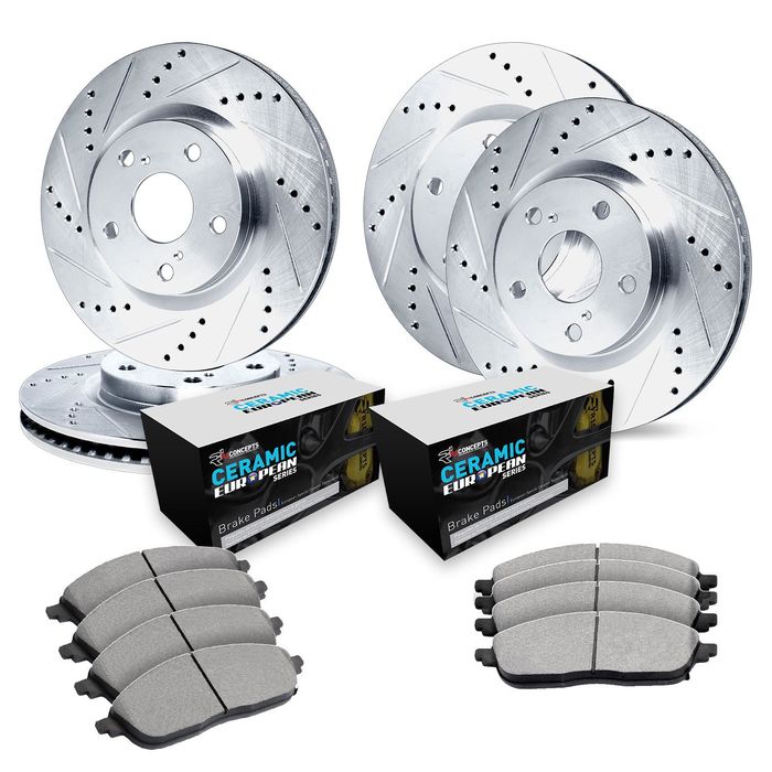 R1 Concepts Performance Brake Pads Rotors Kit WGTN2-31036