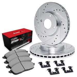 2009 Hyundai Accent Performance Brake Pads / Rotors Kit