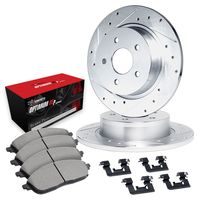 R1 Concepts Performance Brake Pads Rotors Kit WGUH1-59034 for Honda S2000