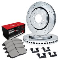 R1 Concepts Performance Brake Pads Rotors Kit WGUH1-76046 for Toyota Pickup