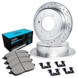 Front Rear Rotors Brake Pads For 2004 2005 Infiniti QX56 Nissan Armada Titan E - Foto 5