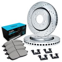 R1 Concepts Performance Brake Pads Rotors Kit WGWH1-76046 for Toyota Pickup