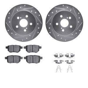 Funire Front Brake Pads And Rotors Kit Vented Compatible With Toyota