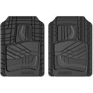 Goodyear Black Diamond Rubber Floor Mat 2 Piece