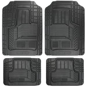 Goodyear Black Diamond Rubber Floor Mat 2 Piece