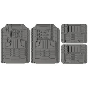 Goodyear Grey Rubber Heavy Duty Floor Mat 4 Piece