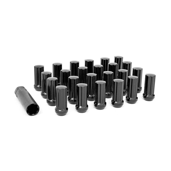10-Pack M14x1.5 Black Lug Nuts - 0.90" Long, 13/16" Hex, Fits Ford F-250 F-350 Super Duty - View #11