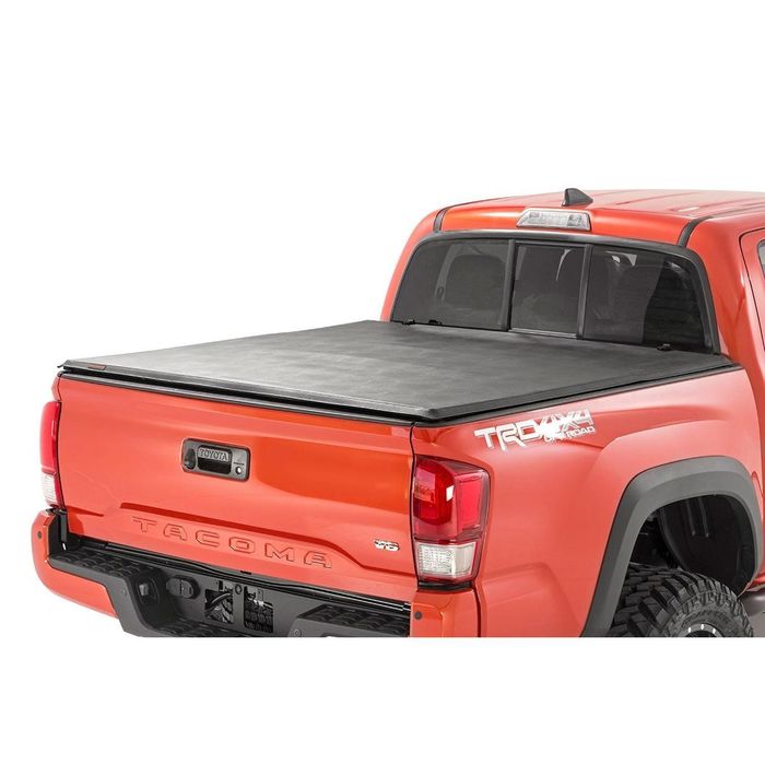 Rough Country Soft TriFold Bed Cover 5ft Bed Double Cab Toyota