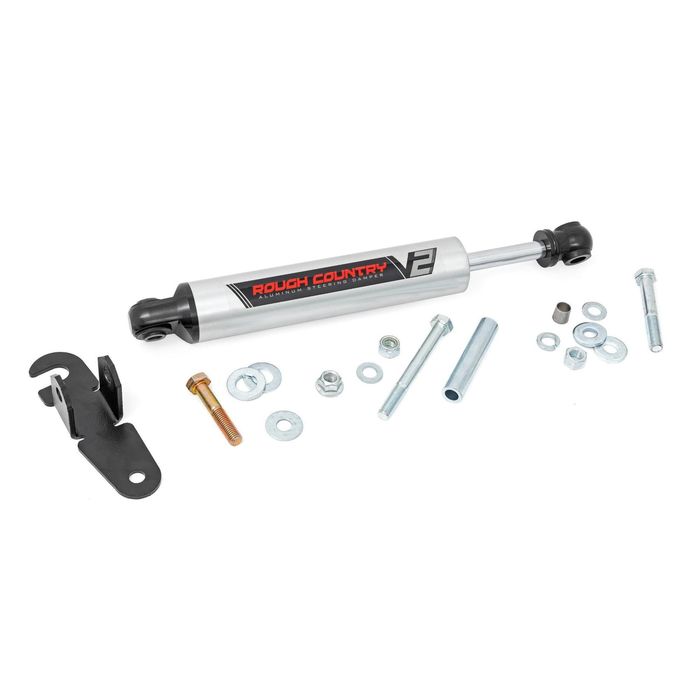 thumbnail image 2 of Rough Country Steering Stabilizer Kit For Chevy GMC SUV – 88-98 4WD – Part #8737130 2 of 5