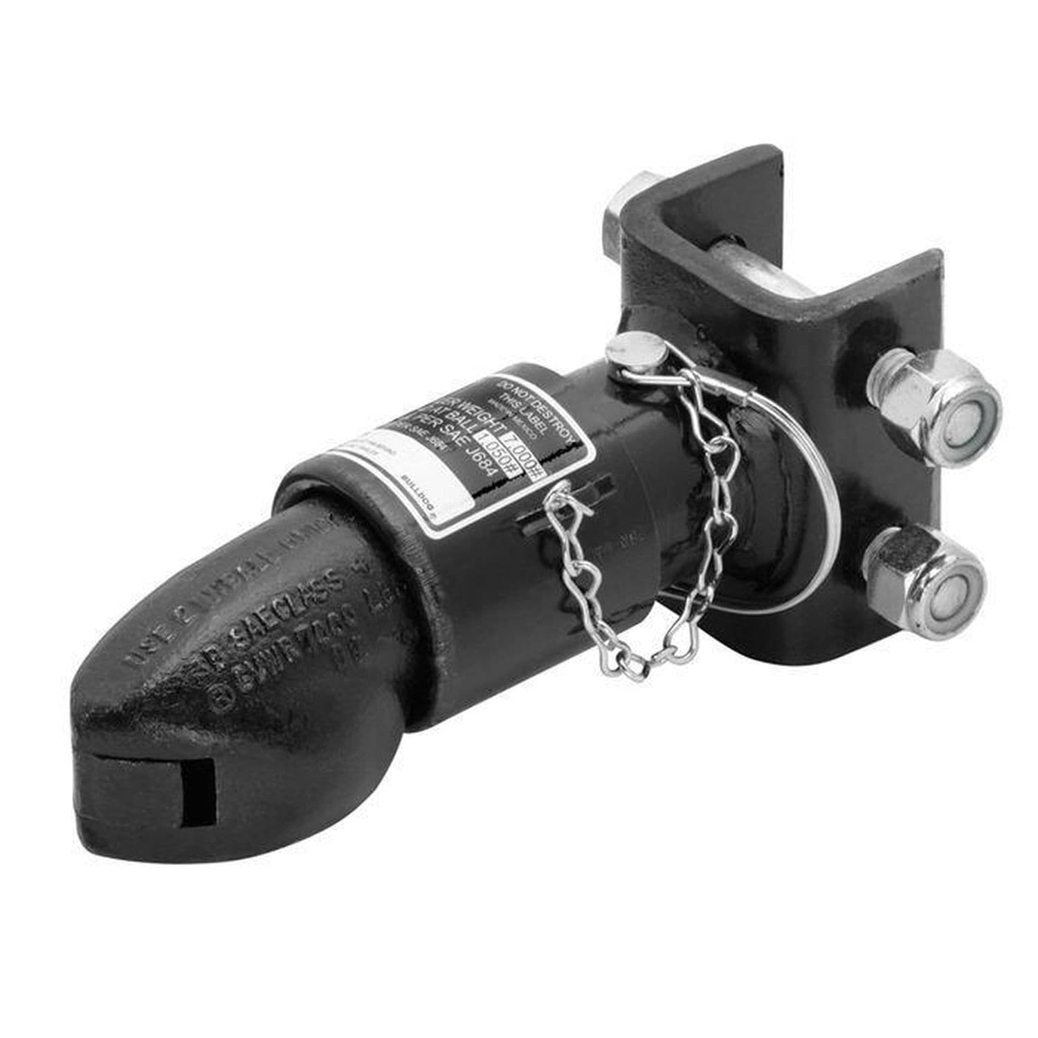 Bulldog 2 in. ball heavy duty Collar-Lok adjustable channel mount ...