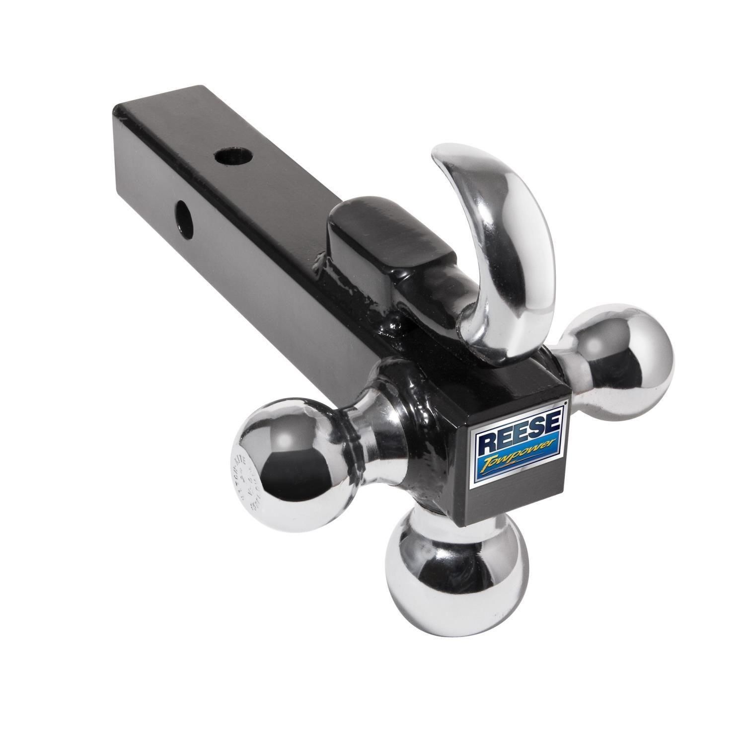 CURT Multi-Ball Trailer Hitch Ball Mount Draw Bar with Hook (2 in