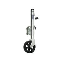 in w x 8 in h bolt on swivel mount side wind trailer jack with 8 in 