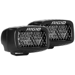 Rigid Industries Rigid SR-Q Pro Midnight Lights - Spot Diffused / Flush / Pair (RIG925513BLK) main image 0