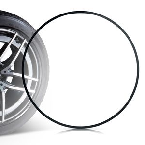 PrioRim 18in Black Individual Wheel Rim Guard
