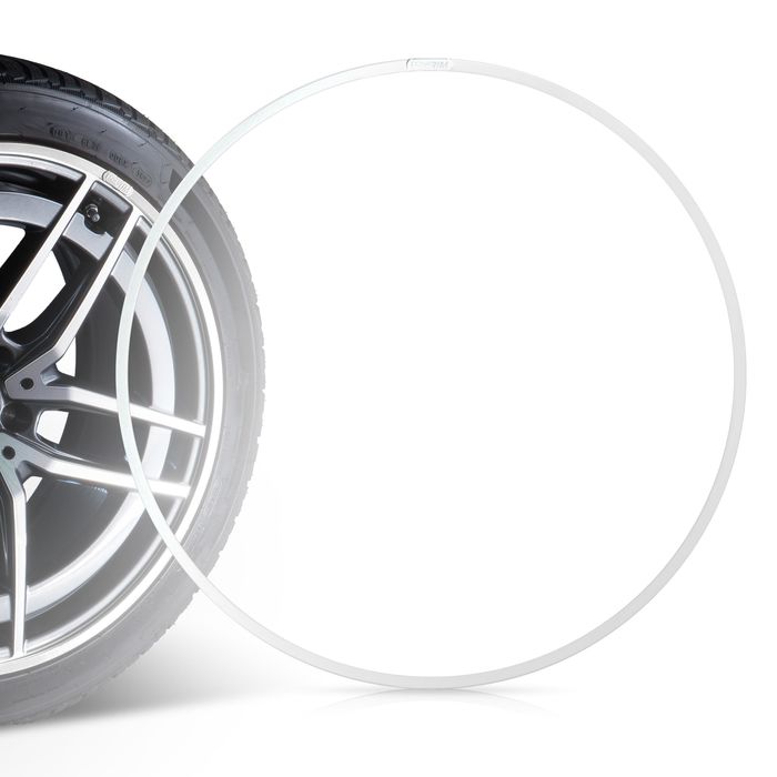 PrioRim 21in White Individual Wheel Rim Guard