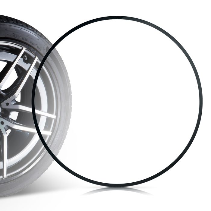 PrioRim 22in Black Individual Wheel Rim Guard