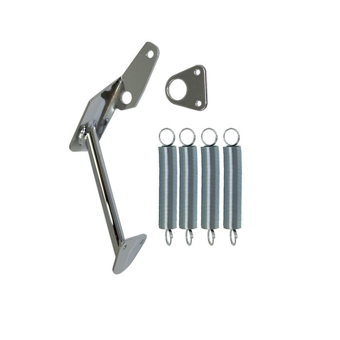 Built Tough Performance Chrome Steel Throttle Return Spring Bracket