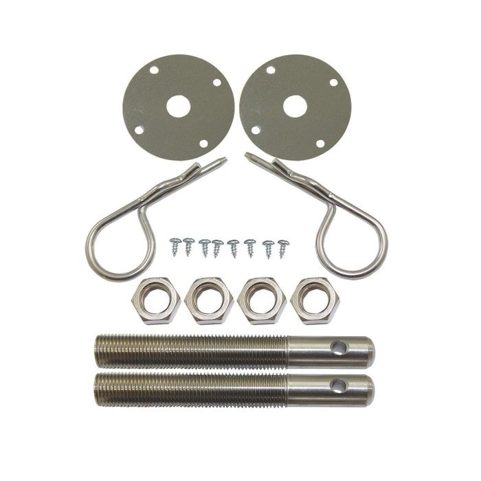 Specialty Products Hood Pin Kit Flip-Over Clips 1/2 Specialty Products Hood Pin Kit Flip-Over Clips 1/2