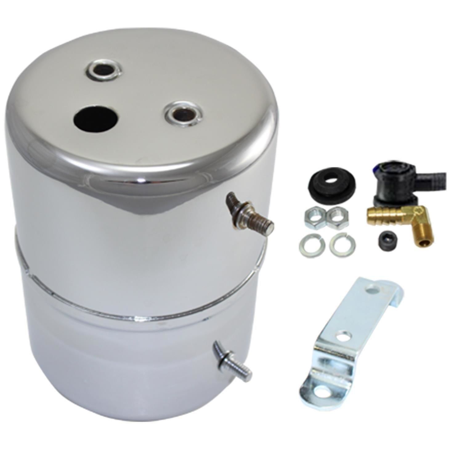 Built Tough Performance Chrome Steel Vacuum Reservoir Tank with Hardware