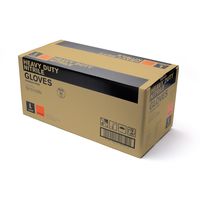 Autowurks Orange Large Nitrile Glove 10 Boxes, 100 Piece Each