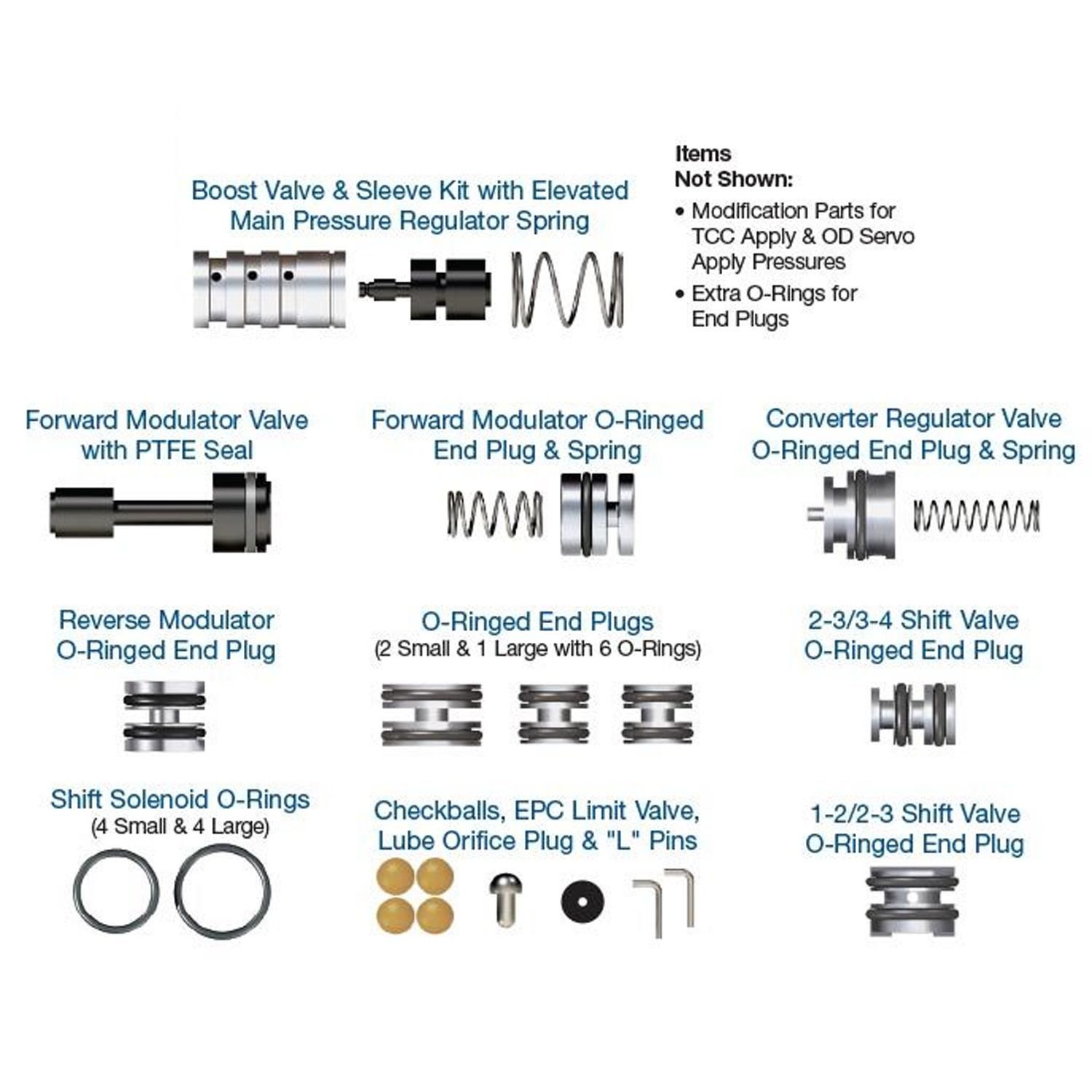 Rostra Valve Body Overhaul Kits 559002