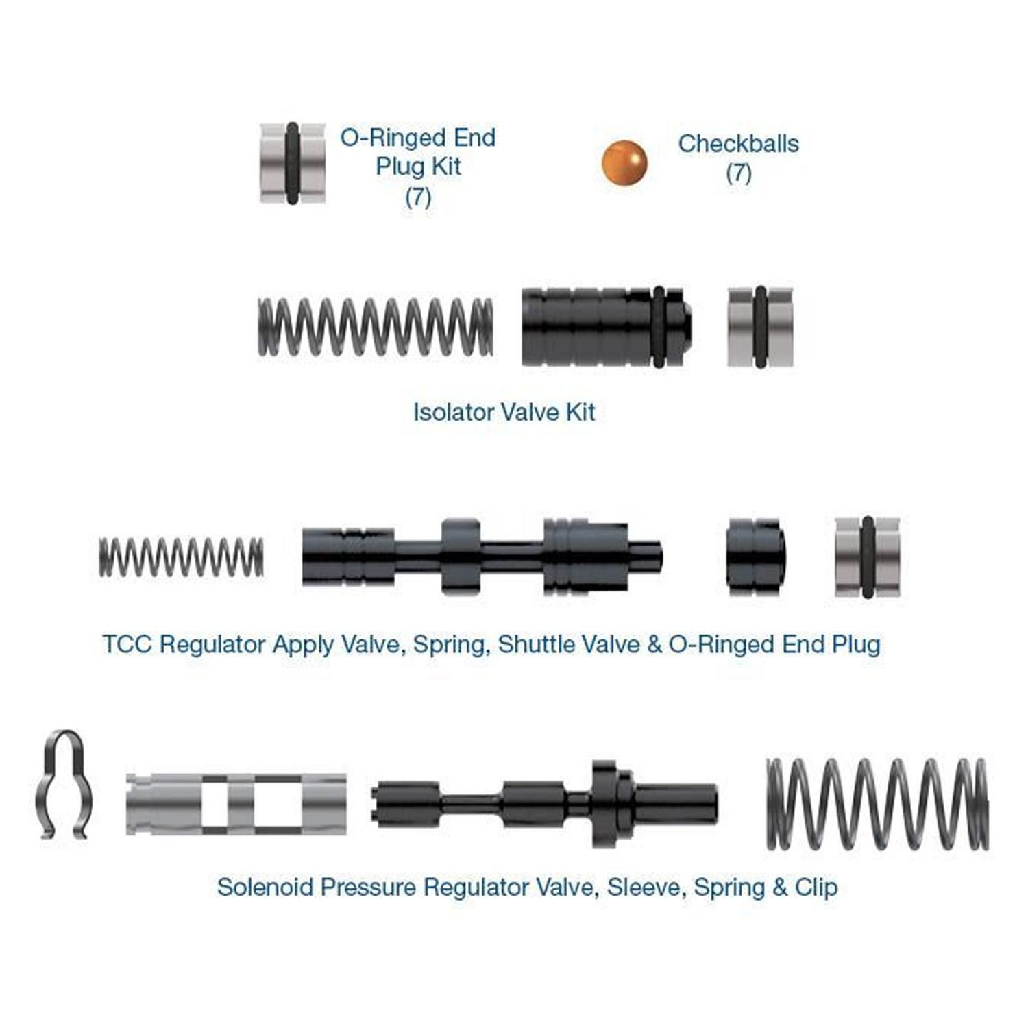 Rostra Valve Body Overhaul Kits 559004
