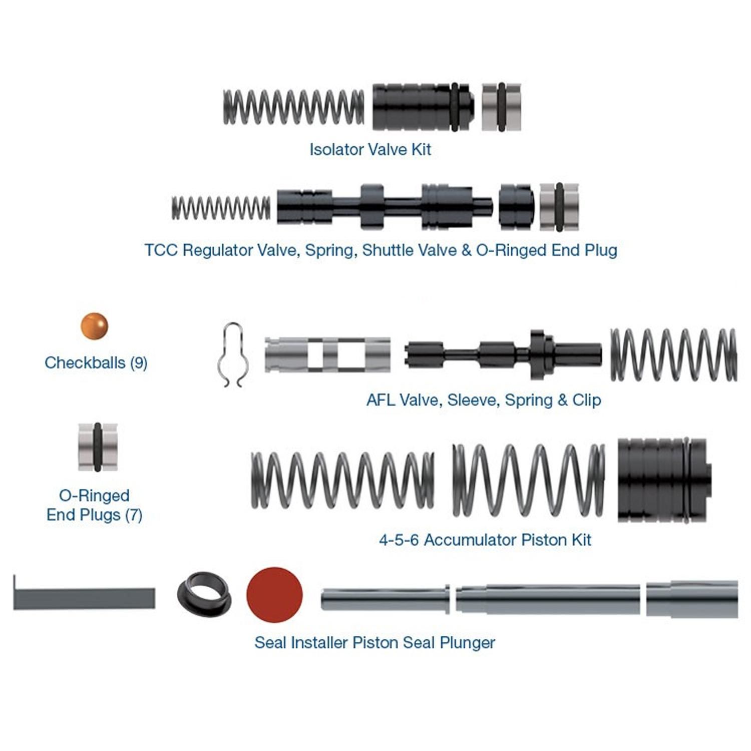 Rostra Valve Body Overhaul Kits 559010