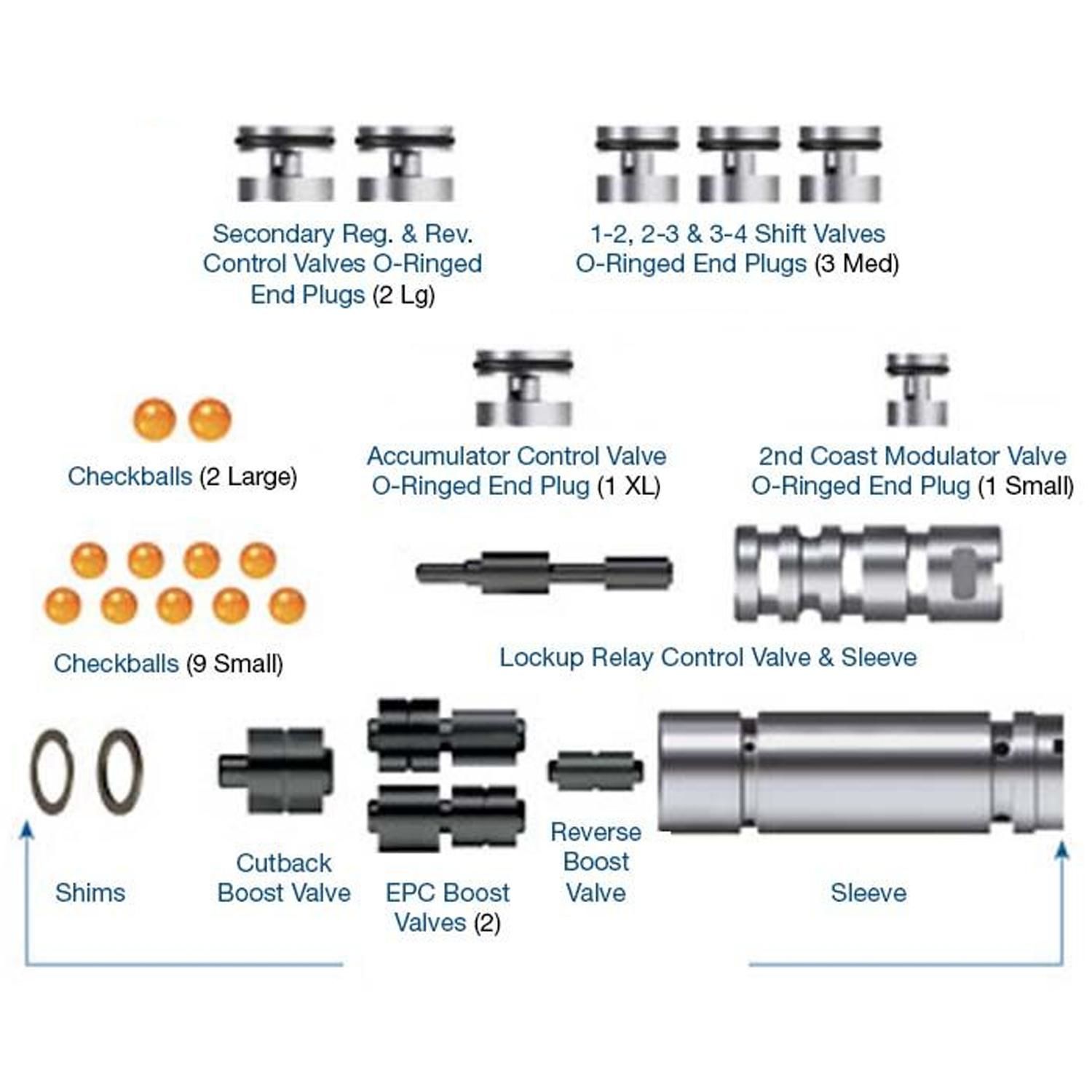 Rostra Valve Body Overhaul Kits 559011
