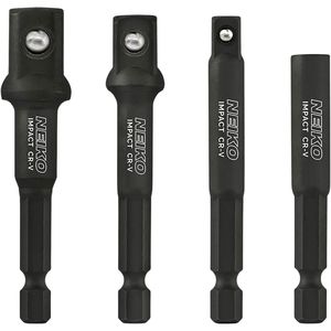 NEIKO Quick Change, CR-V, Impact Socket Adapter and Magnetic Bit Holder ...