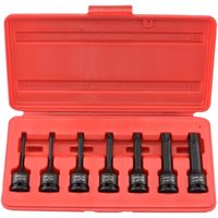 NEIKO XZN Extra Long Triple Square Spline Bit Socket Set 10