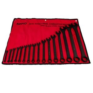 NEIKO Metric Raised Panel Jumbo Combination Wrench Set 16 Piece
