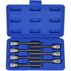 タツマキ NEIKO 3/8in Drive Extra Long Torx Bit Socket Set 7 Piece