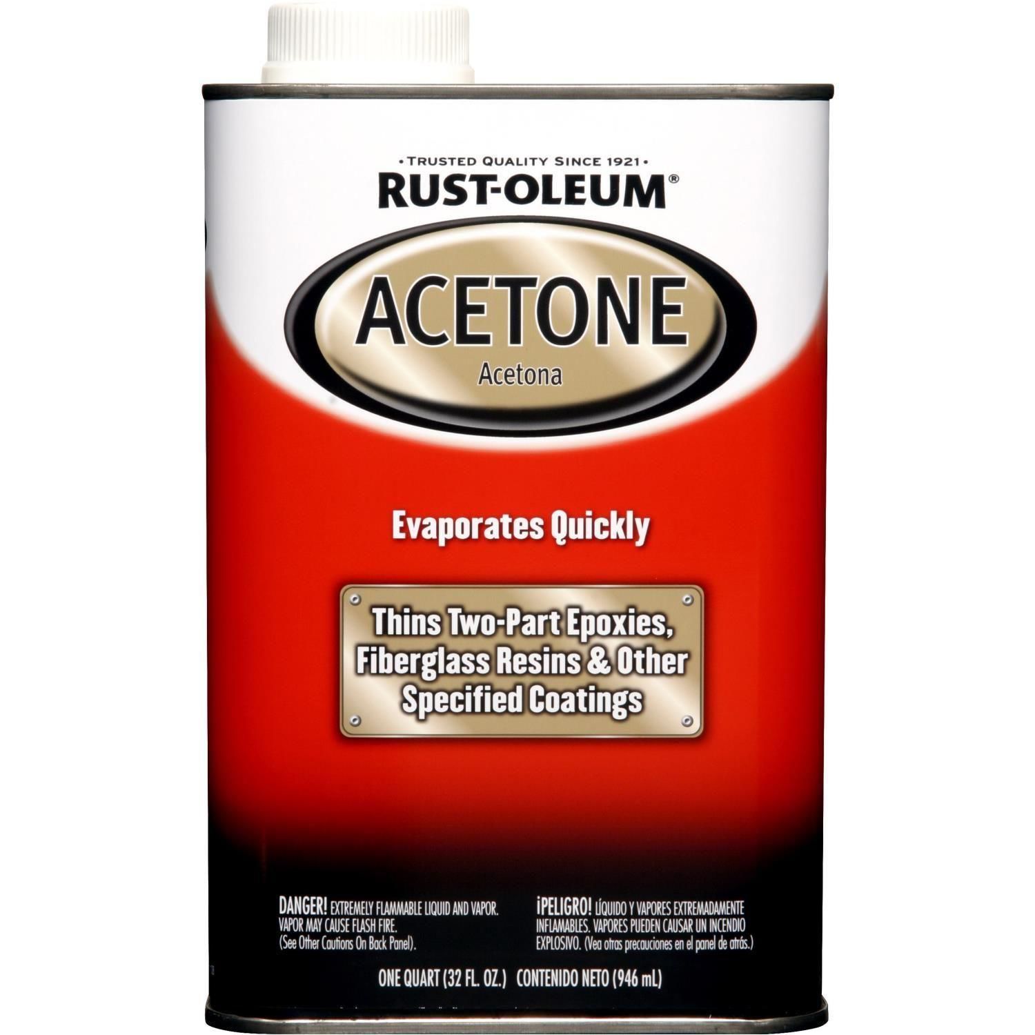 RustOleum Acetone Paint Remover 1 Quart