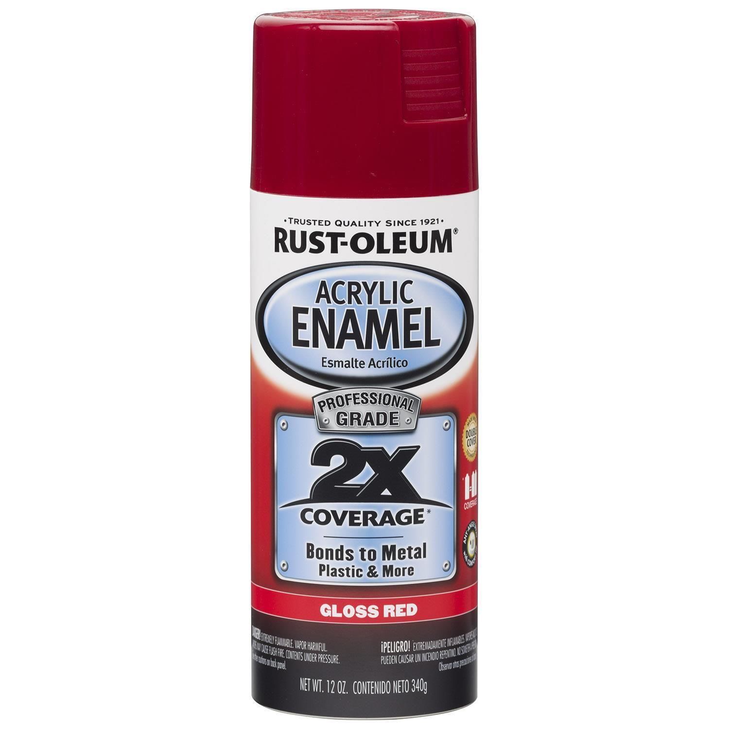 RustOleum Gloss Red Acrylic Enamel Spray Paint