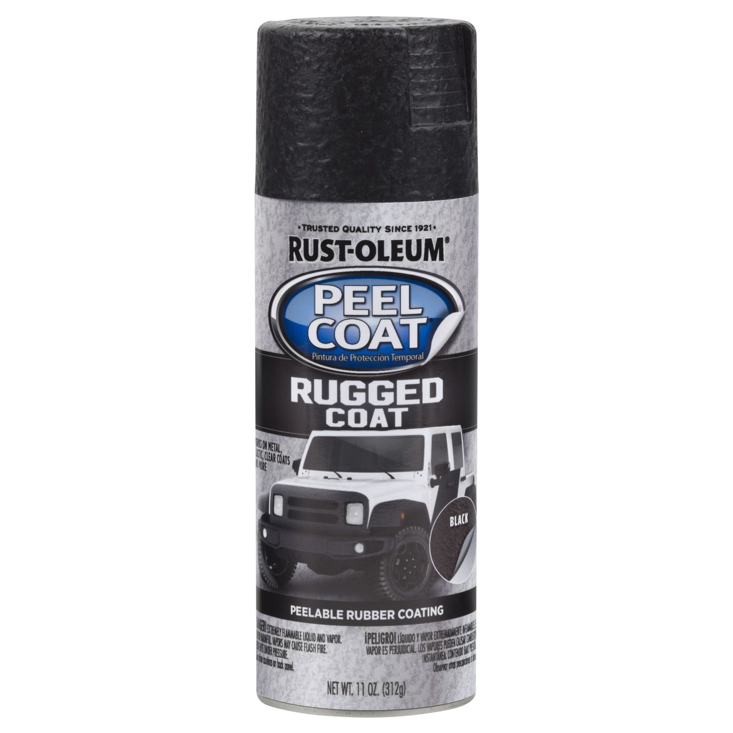 RustOleum Peel Coat Black Rugged Coat Spray Paint