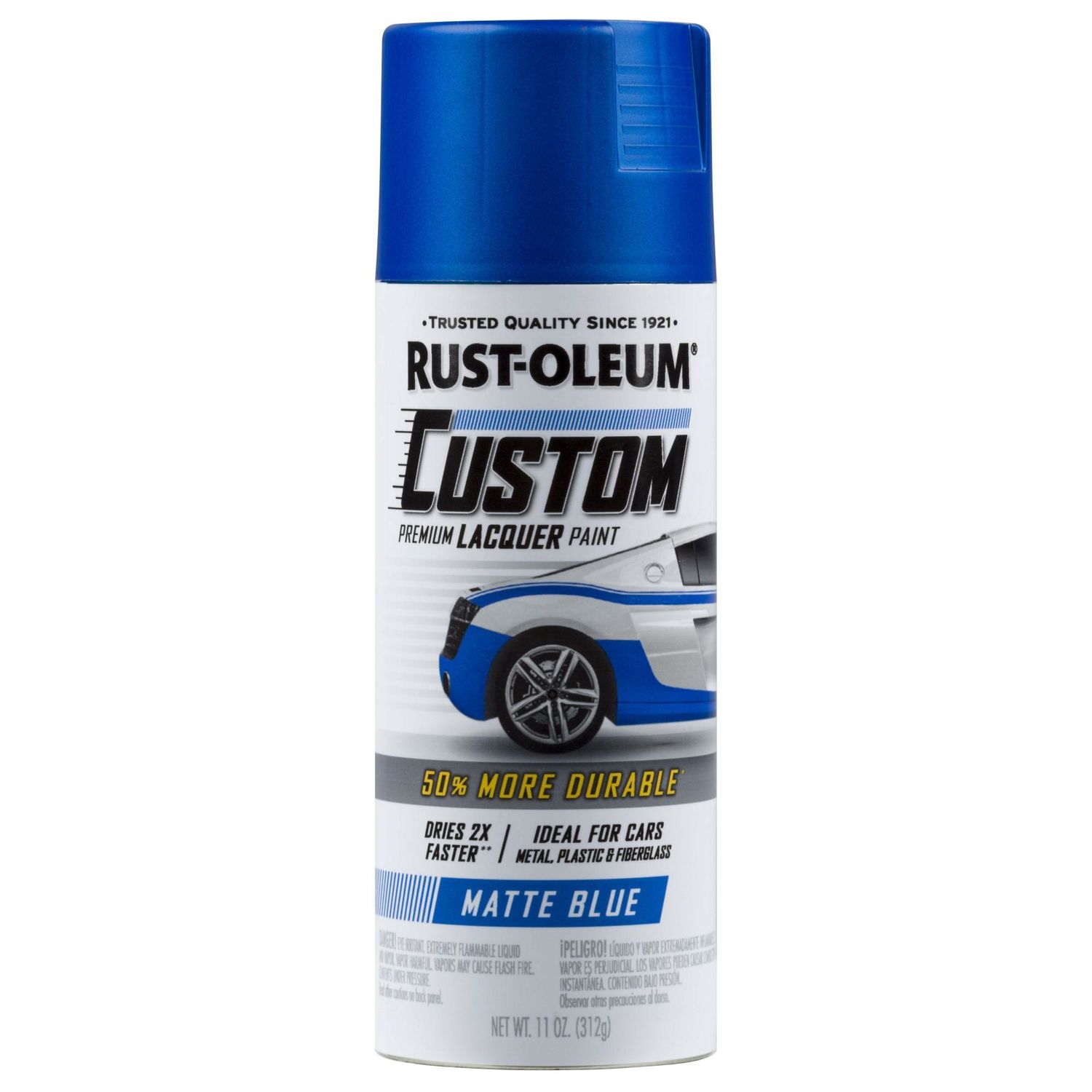 Rust-Oleum Matte Finish Blue Lacquer Spray Paint