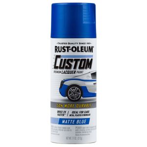 Rust Oleum Matte Finish Blue Lacquer Spray Paint