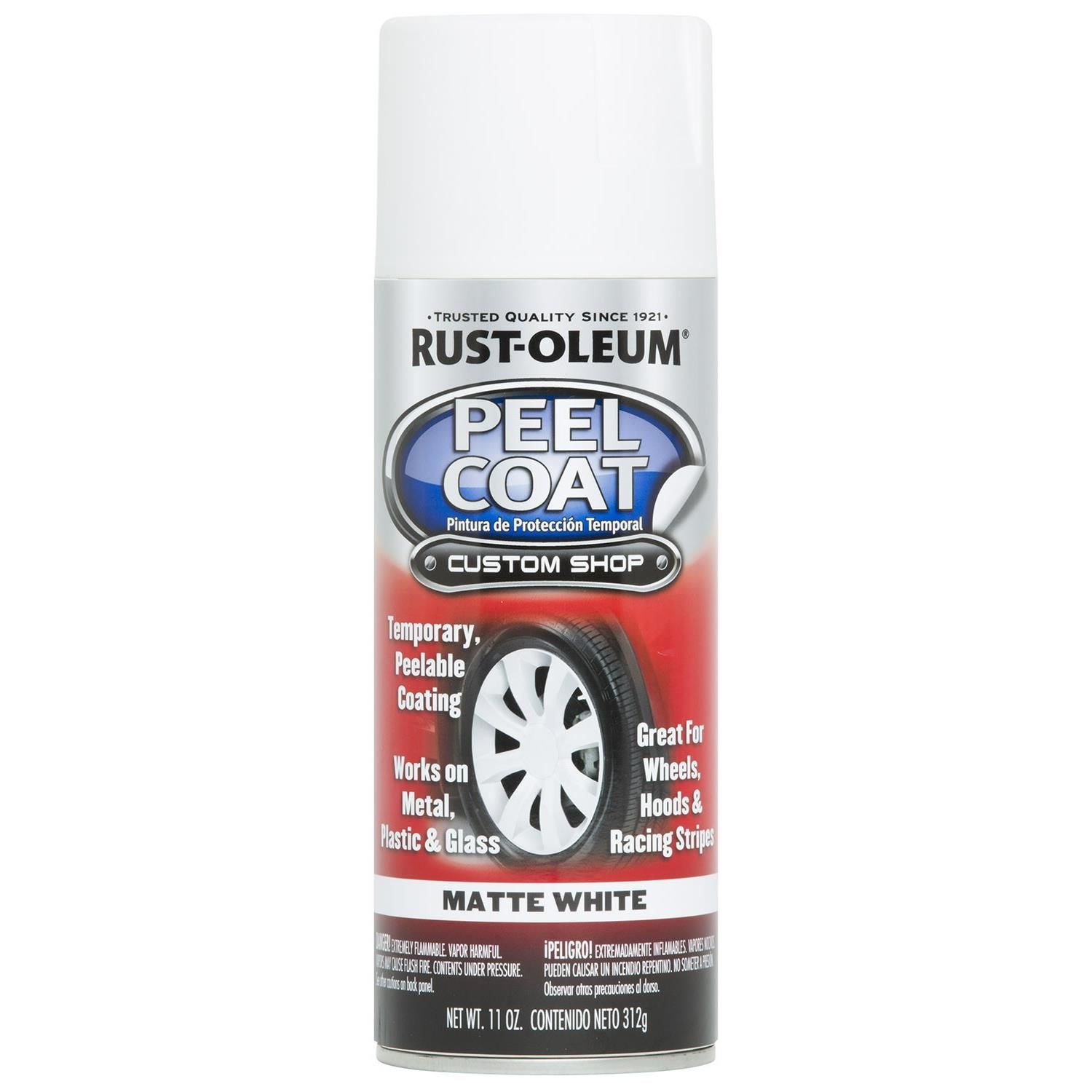 Rust-Oleum Peel Coat White Spray Paint 11oz