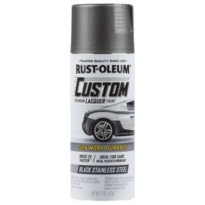 Rust-Oleum Black Steel Lacquer Spray Paint