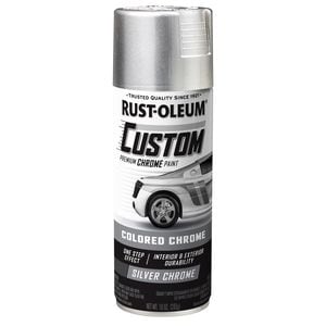 Rust-Oleum Chrome Silver Premium Custom Spray Paint 10oz