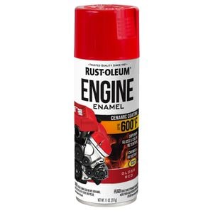 Red engine paint