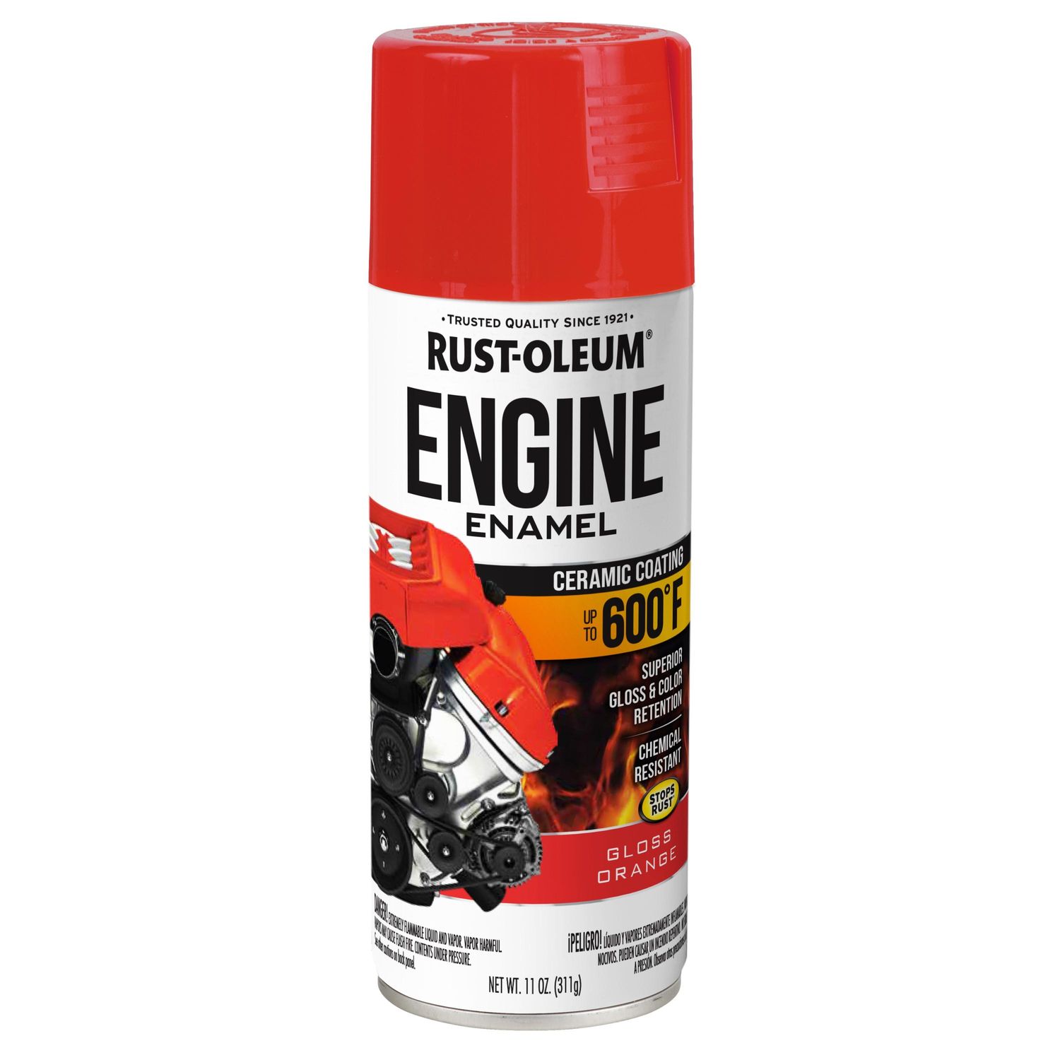 Rust-Oleum Chevy Orange 600 Degree Engine Enamel Spray Paint