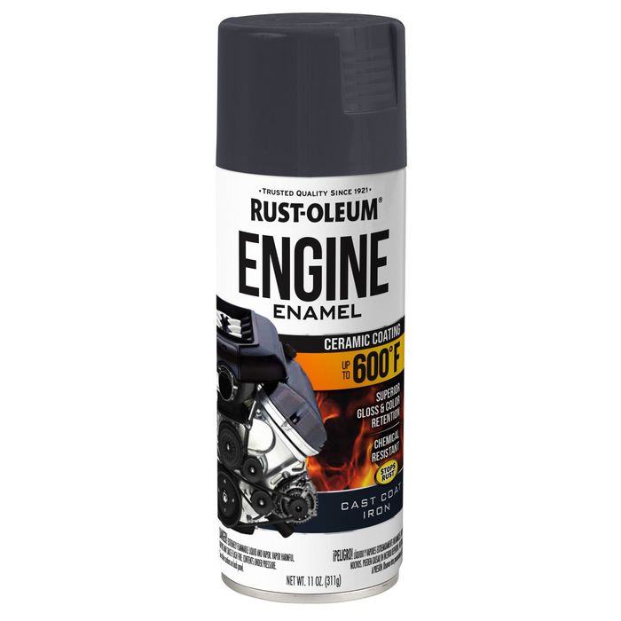 Rust Oleum Cast Coat Iron 600 Degrees Engine Enamel Spray Paint