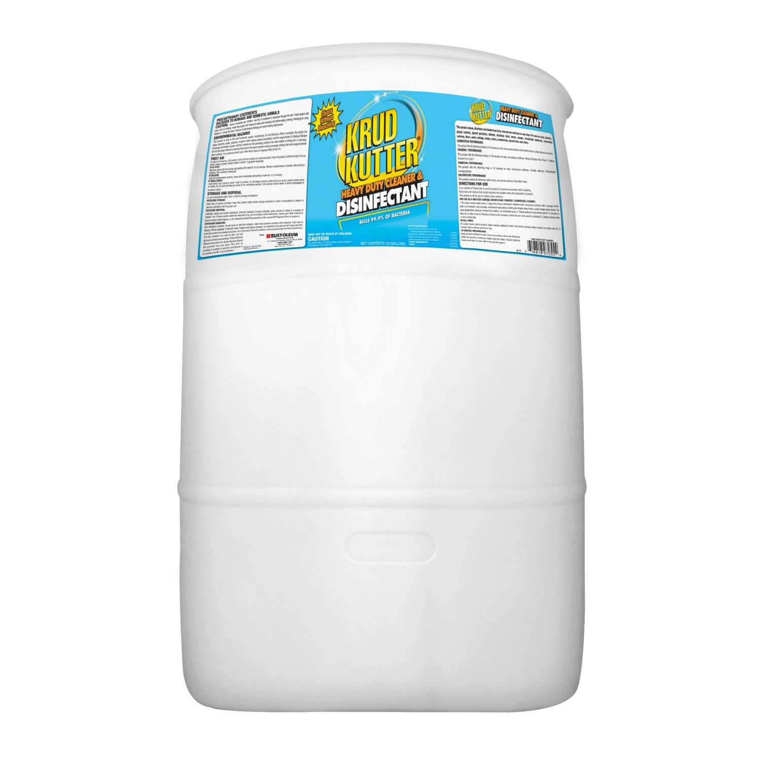 RustOleum Krud Kutter Heavy Duty Cleaner and Disinfectant 55 Gallon