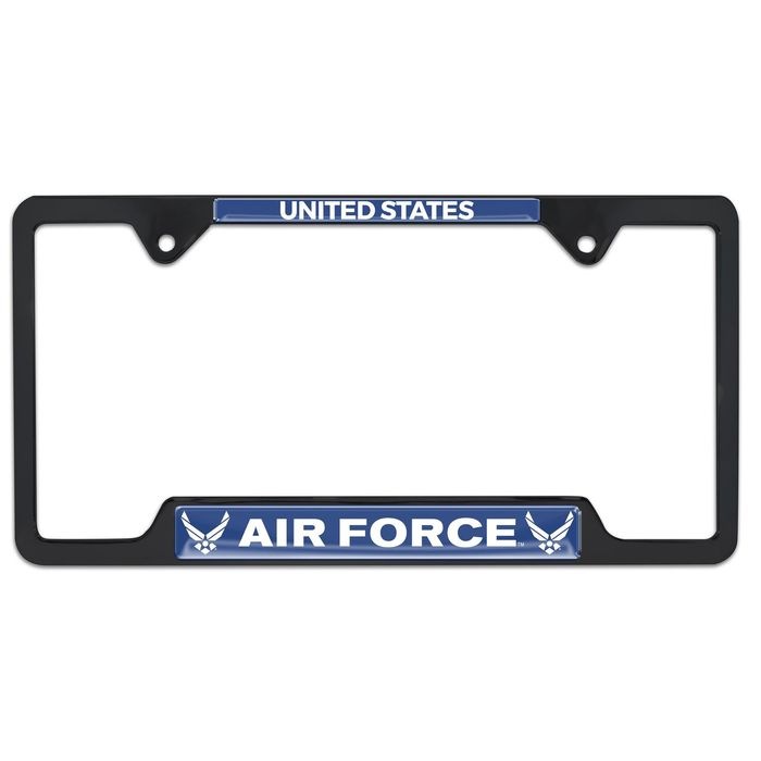 Black license plate on sale frame autozone