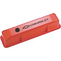 Proform Orange Valve Cover with Recessed Emblem for Chevy